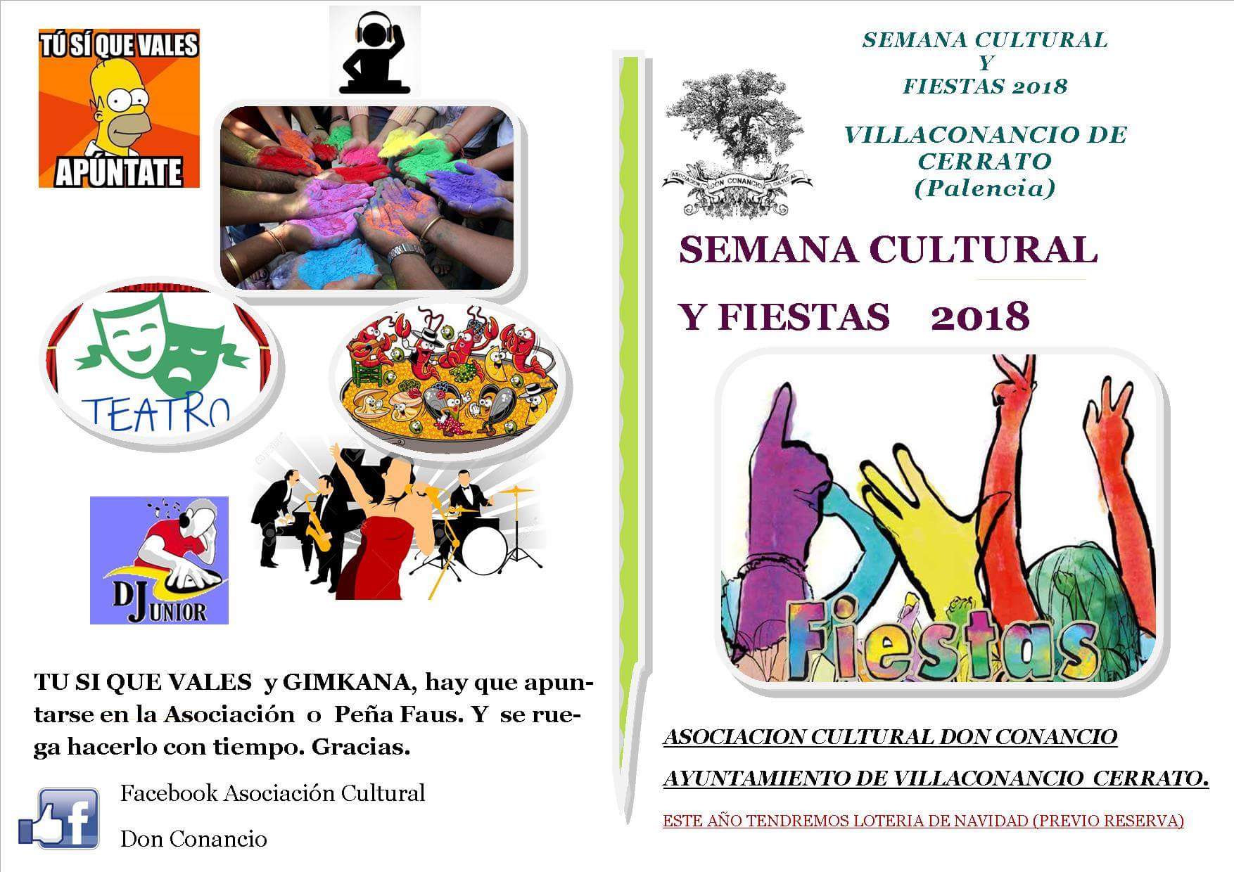 Lee más sobre el artículo Programa Semana Cultural y Fiestas 2018