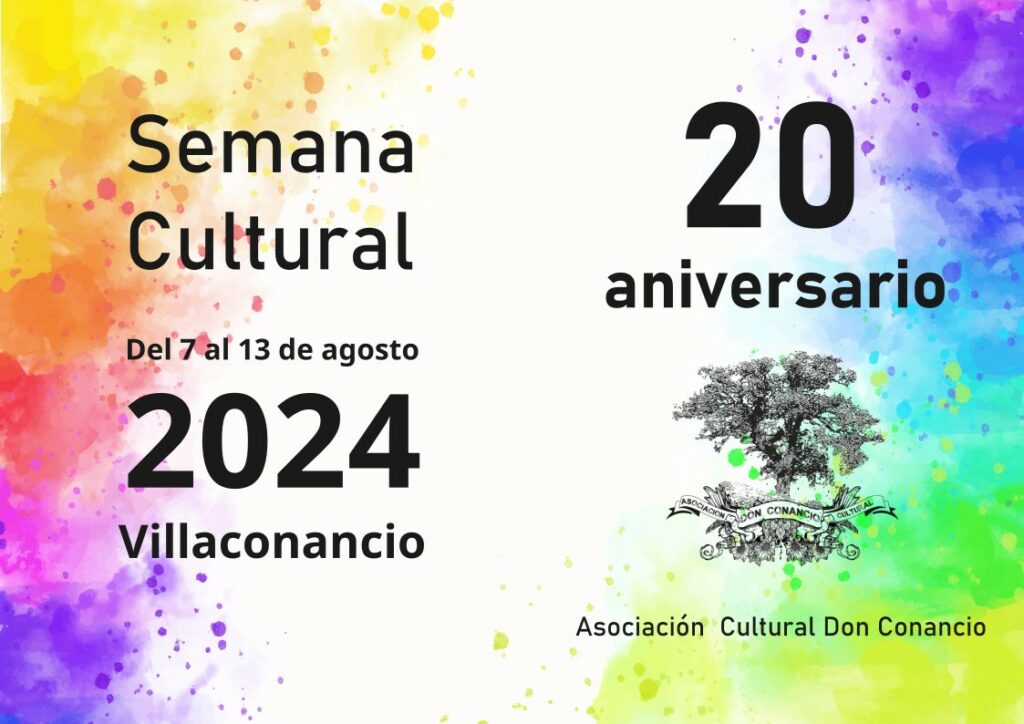 Semana Cultural 2024 Villaconancio Palencia Asociacion Cultural Don Conancio 20 Aniversario